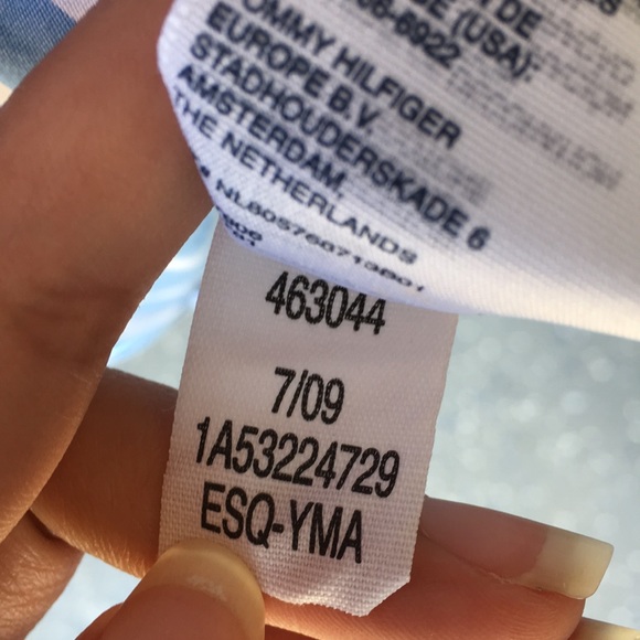 Tommy Hilfiger Pinstripe Emblem Shirt - Picture 5 of 6